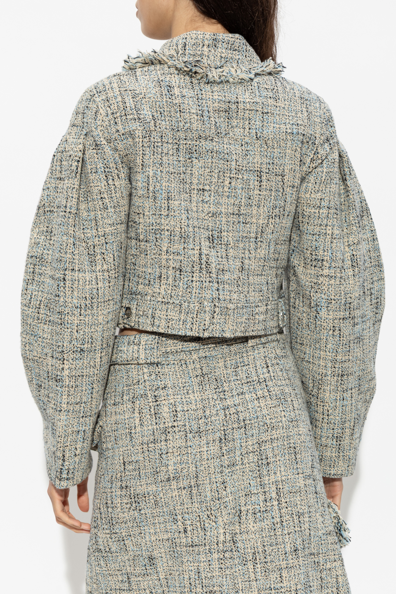 Multicolour Tweed blazer Ganni - Vitkac AS